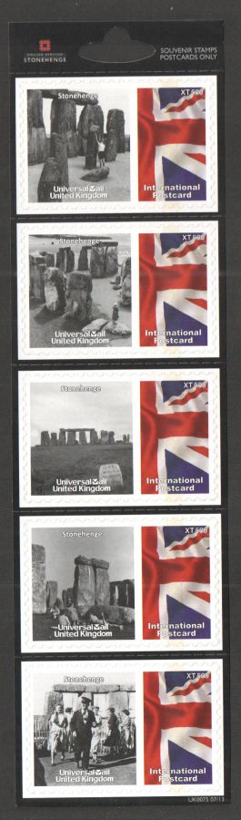 (image for) UK0075 Stonehenge Universal Mail Stamps Dated: 07/13